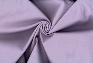 Smooth double knit with fine texture and 4-way stretch for structured, flexible garments 320 GSM LAVENDER
