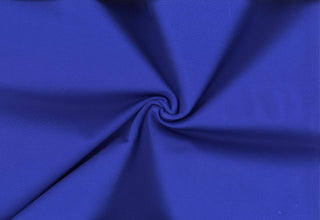 Smooth double knit with fine texture and 4-way stretch for structured, flexible garments 320 GSM COBALT
