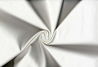 Smooth double knit with fine texture and 4-way stretch for structured, flexible garments 320 GSM OFF WHITE