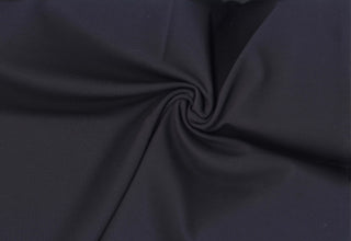 Smooth double knit with fine texture and 4-way stretch for structured, flexible garments 320 GSM NAVY