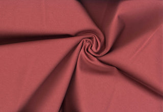 Smooth double knit with fine texture and 4-way stretch for structured, flexible garments 320 GSM MARSALA