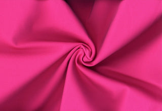 Smooth double knit with fine texture and 4-way stretch for structured, flexible garments 320 GSM ULTRA HOT PINK