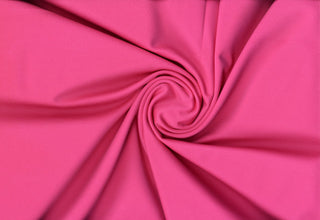Soft faux knit suede with scuba stretch, perfect for sewing apparel, crafts, and décor. HOT PINK