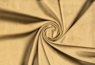 Soft faux knit suede with scuba stretch, perfect for sewing apparel, crafts, and décor. CAMEL
