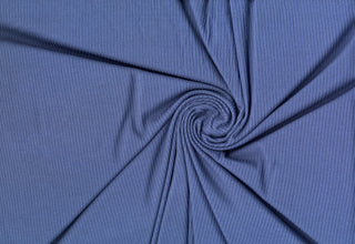 Stretchy 4*2 rib rayon spandex knit with soft ridges, ideal for tops, dresses, and DIY sewing.