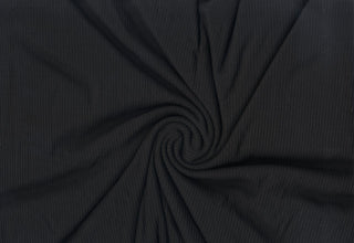 Stretchy 4*2 rib rayon spandex knit with soft ridges, ideal for tops, dresses, and DIY sewing.