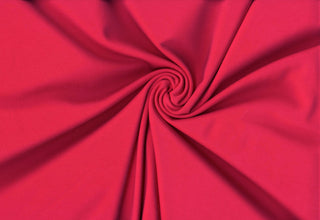 Brandy By Verdure™ Ponte – Modal-like 4-way stretch rayon knit fabric for luxe dresses, pants, and crafts. ATOMIC CORAL