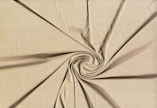Modal Jersey stretch brushed knit with suede feel, great for DIY clothing, blouses, and soft accessories 200 GSM TOAST