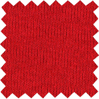 Hacci sweater knit with cotton-spandex blend, cozy stretch fabric ideal for warm fall and winter apparel. RED DEEP