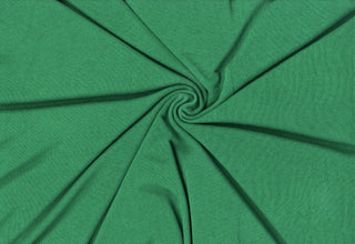 Hacci sweater knit with cotton-spandex blend, cozy stretch fabric ideal for warm fall and winter apparel. EMERALD
