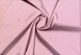 Crepe Techno Knit - Stretchy scuba crepe fabric ideal for dresses, pants, bridal, and décor. BABY PINK