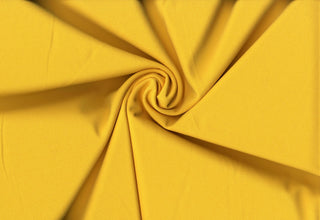 Crepe Techno Knit - Stretchy scuba crepe fabric ideal for dresses, pants, bridal, and décor. SUN