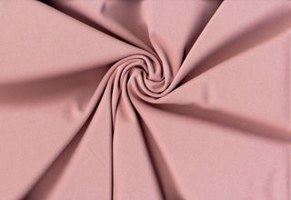 Crepe Techno Knit - Stretchy scuba crepe fabric ideal for dresses, pants, bridal, and décor. ROSE WOOD