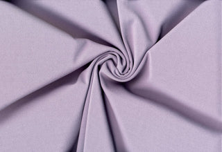 Crepe Techno Knit - Stretchy scuba crepe fabric ideal for dresses, pants, bridal, and décor. LAVENDER