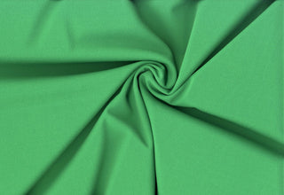 Crepe Techno Knit - Stretchy scuba crepe fabric ideal for dresses, pants, bridal, and décor. ULTRA GREEN