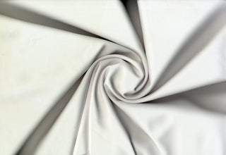 Stretch twill dull crepe fabric by the yard—perfect for dresses, crafts, and elegant sewing projects. WHITE (OPTICAL)