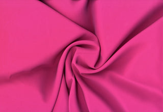 Stretch twill dull crepe fabric by the yard—perfect for dresses, crafts, and elegant sewing projects. ULTRA FUCHSIA