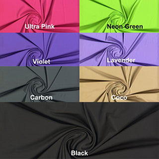 Power Skin stretch knit fabric with 4-way stretch, ideal for activewear, swim, and fashion projects.