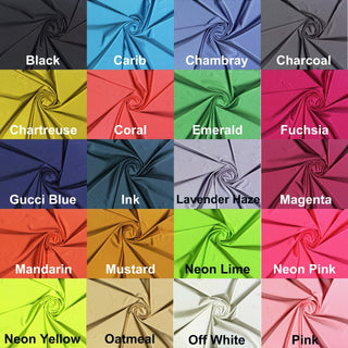 Power Satin™ Milliskin—shiny stretch nylon spandex knit fabric for dresses, dancewear, and swimwear