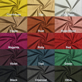Shaggy knit fabric with soft, plush ridges and faux fur texture, ideal for cozy sweaters and bold DIY crafts