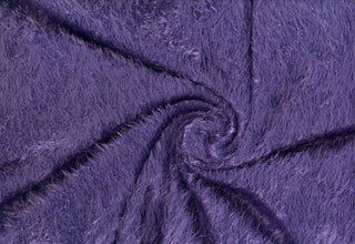Shaggy Faux Fur Eyelash Fabric - Knit Fabric by the Yard, Soft Plush Sweater Fabric, Textured Sewing Fabric for Crafts, Apparel, Costumes