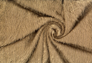 Shaggy Faux Fur Eyelash Fabric - Knit Fabric by the Yard, Soft Plush Sweater Fabric, Textured Sewing Fabric for Crafts, Apparel, Costumes