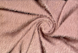 Shaggy Faux Fur Eyelash Fabric - Knit Fabric by the Yard, Soft Plush Sweater Fabric, Textured Sewing Fabric for Crafts, Apparel, Costumes