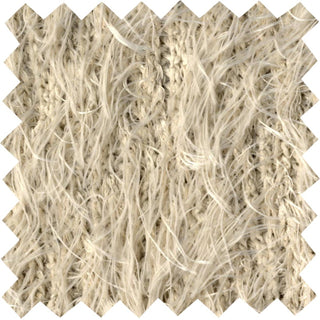 Shaggy Faux Fur Eyelash Fabric - Knit Fabric by the Yard, Soft Plush Sweater Fabric, Textured Sewing Fabric for Crafts, Apparel, Costumes