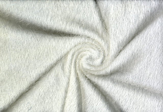 Shaggy Faux Fur Eyelash Fabric - Knit Fabric by the Yard, Soft Plush Sweater Fabric, Textured Sewing Fabric for Crafts, Apparel, Costumes