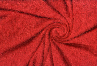 Shaggy Faux Fur Eyelash Fabric - Knit Fabric by the Yard, Soft Plush Sweater Fabric, Textured Sewing Fabric for Crafts, Apparel, Costumes