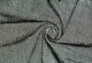 Shaggy Faux Fur Eyelash Fabric - Knit Fabric by the Yard, Soft Plush Sweater Fabric, Textured Sewing Fabric for Crafts, Apparel, Costumes