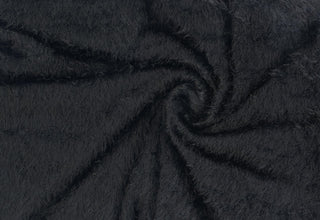 Shaggy Faux Fur Eyelash Fabric - Knit Fabric by the Yard, Soft Plush Sweater Fabric, Textured Sewing Fabric for Crafts, Apparel, Costumes