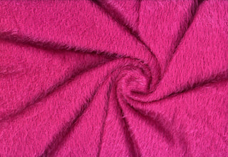 Shaggy Faux Fur Eyelash Fabric - Knit Fabric by the Yard, Soft Plush Sweater Fabric, Textured Sewing Fabric for Crafts, Apparel, Costumes