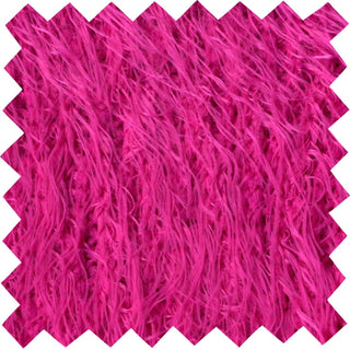 Shaggy Faux Fur Eyelash Fabric - Knit Fabric by the Yard, Soft Plush Sweater Fabric, Textured Sewing Fabric for Crafts, Apparel, Costumes