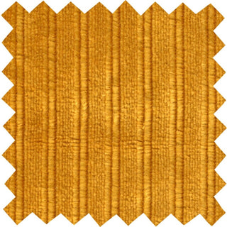Soft corduroy-like knit fabric with plush ribbed texture and a velvety brushed surface for sewing projects MUSTARD