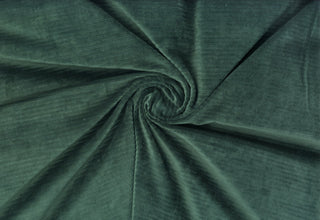 Soft corduroy-like knit fabric with plush ribbed texture and a velvety brushed surface for sewing projects SPRUCE