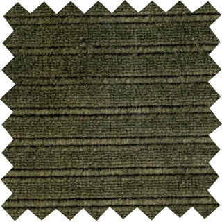 Soft corduroy-like knit fabric with plush ribbed texture and a velvety brushed surface for sewing projects OLIVE