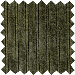 Soft corduroy-like knit fabric with plush ribbed texture and a velvety brushed surface for sewing projects OLIVE