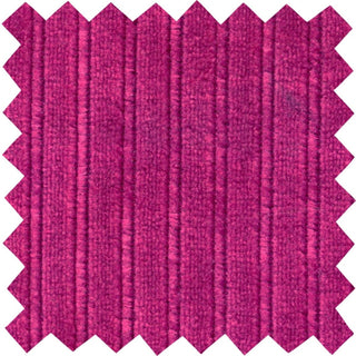 Soft corduroy-like knit fabric with plush ribbed texture and a velvety brushed surface for sewing projects MAGENTA