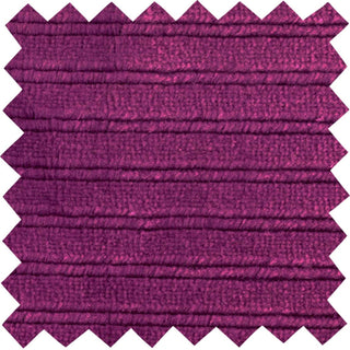 Soft corduroy-like knit fabric with plush ribbed texture and a velvety brushed surface for sewing projects VIOLET