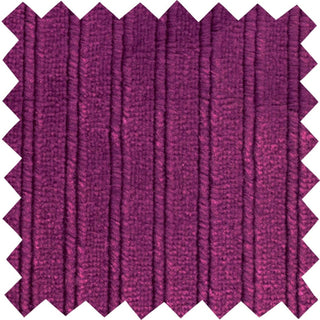 Soft corduroy-like knit fabric with plush ribbed texture and a velvety brushed surface for sewing projects VIOLET