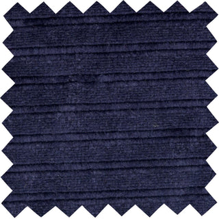Soft corduroy-like knit fabric with plush ribbed texture and a velvety brushed surface for sewing projects NAVY