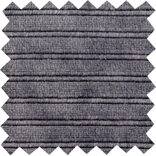 Soft corduroy-like knit fabric with plush ribbed texture and a velvety brushed surface for sewing projects CHARCOAL