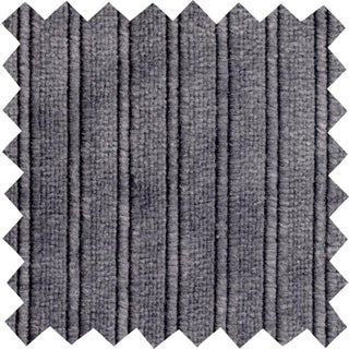 Soft corduroy-like knit fabric with plush ribbed texture and a velvety brushed surface for sewing projects CHARCOAL