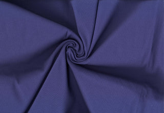Skinny rib 4x2 jersey with textured soft ridges and bodycon stretch for shaping fitted fashion projects DENIM