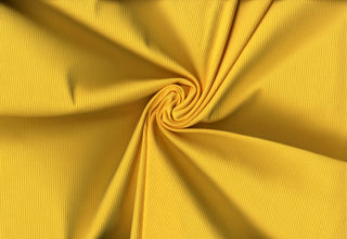 Skinny rib 4x2 jersey with textured soft ridges and bodycon stretch for shaping fitted fashion projects YELLOW