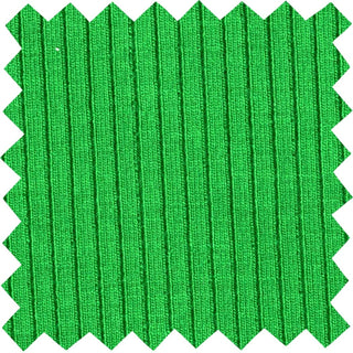 Skinny rib 4x2 jersey with textured soft ridges and bodycon stretch for shaping fitted fashion projects GREEN