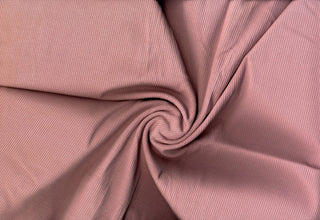 Skinny rib 4x2 jersey with textured soft ridges and bodycon stretch for shaping fitted fashion projects ROSE WOOD