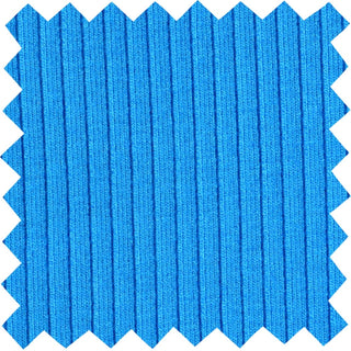 Skinny rib 4x2 jersey with textured soft ridges and bodycon stretch for shaping fitted fashion projects TURQUOISE