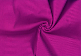 Skinny rib 4x2 jersey with textured soft ridges and bodycon stretch for shaping fitted fashion projects MAGENTA